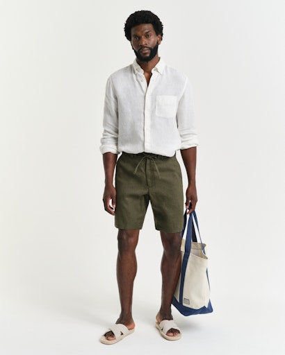 Relaxed Linen Ds Shorts