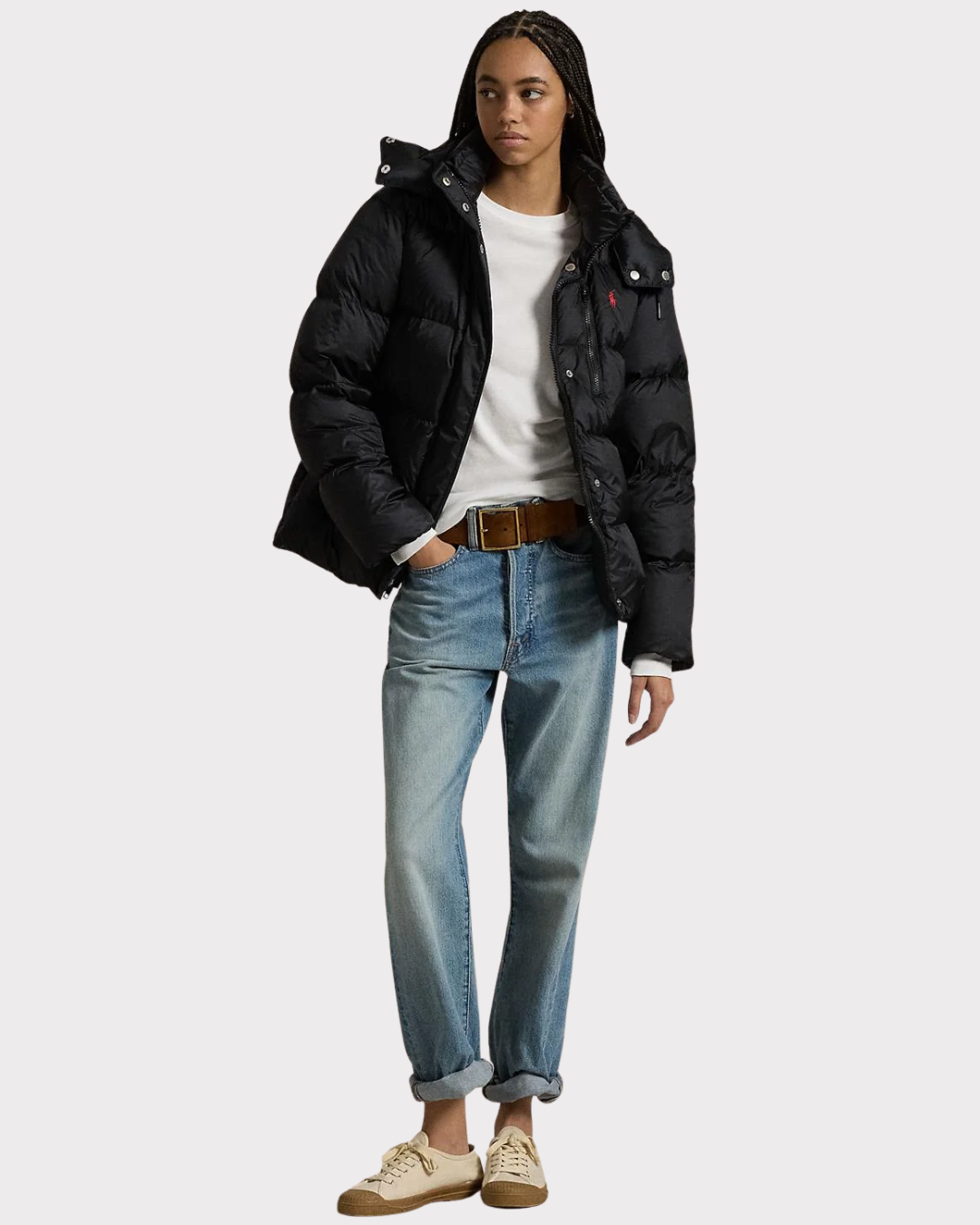 Water repellent down jacket