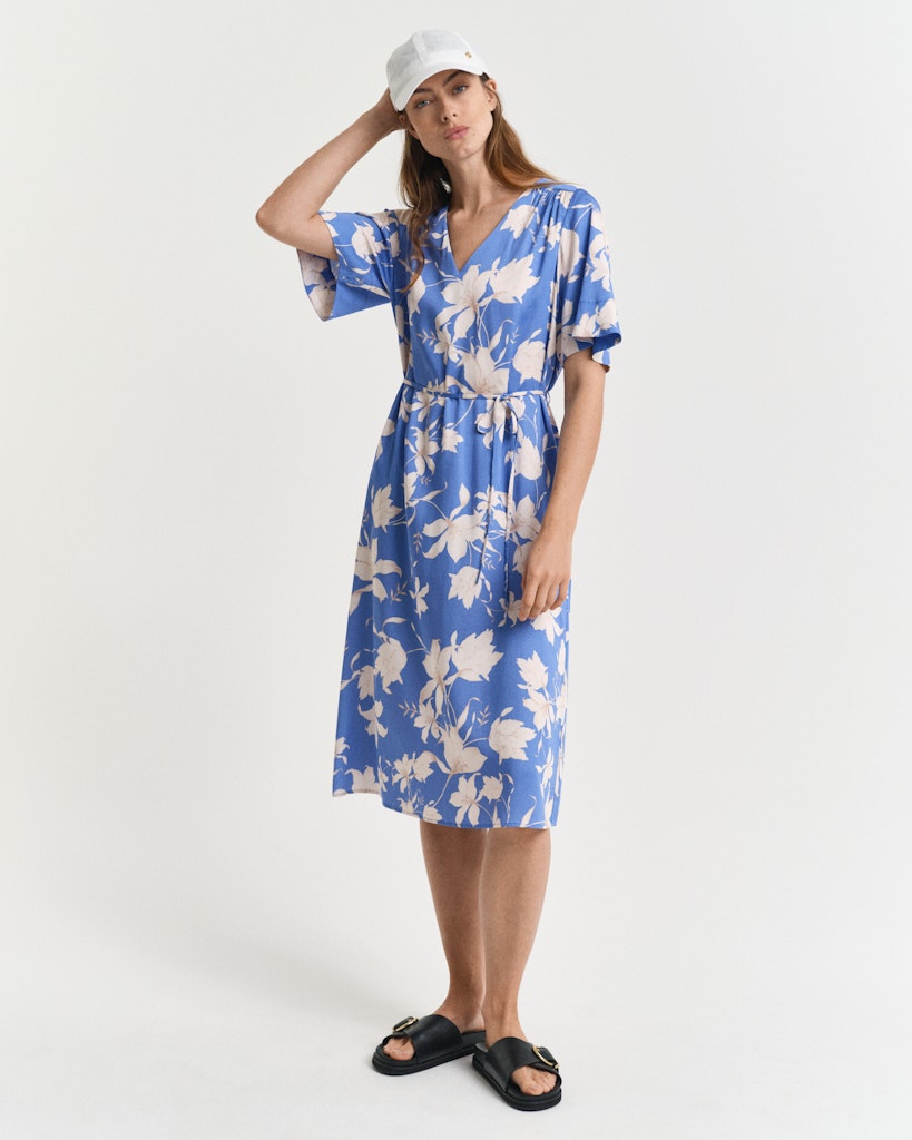Rel Floral Print SS Dress