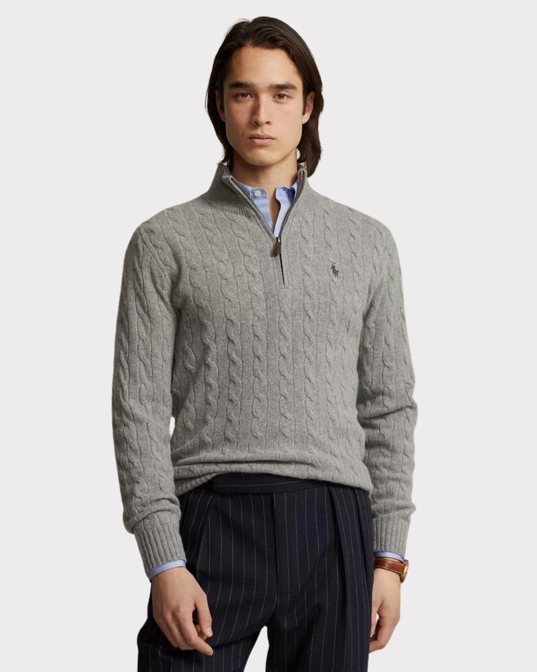 Wool Half Zip