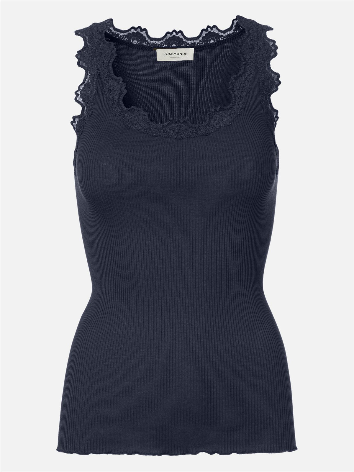 Babette silk top m vintage lace