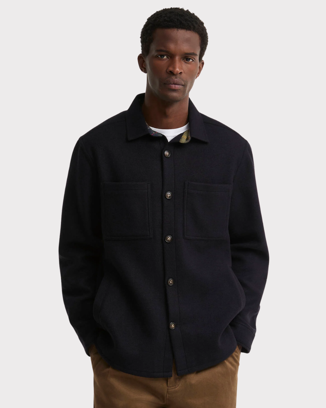 Marltown Tailored Wool Blend Overshirt