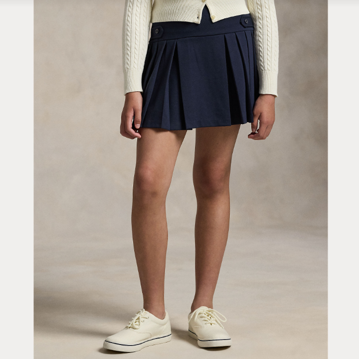 Pleated Ponte Skort