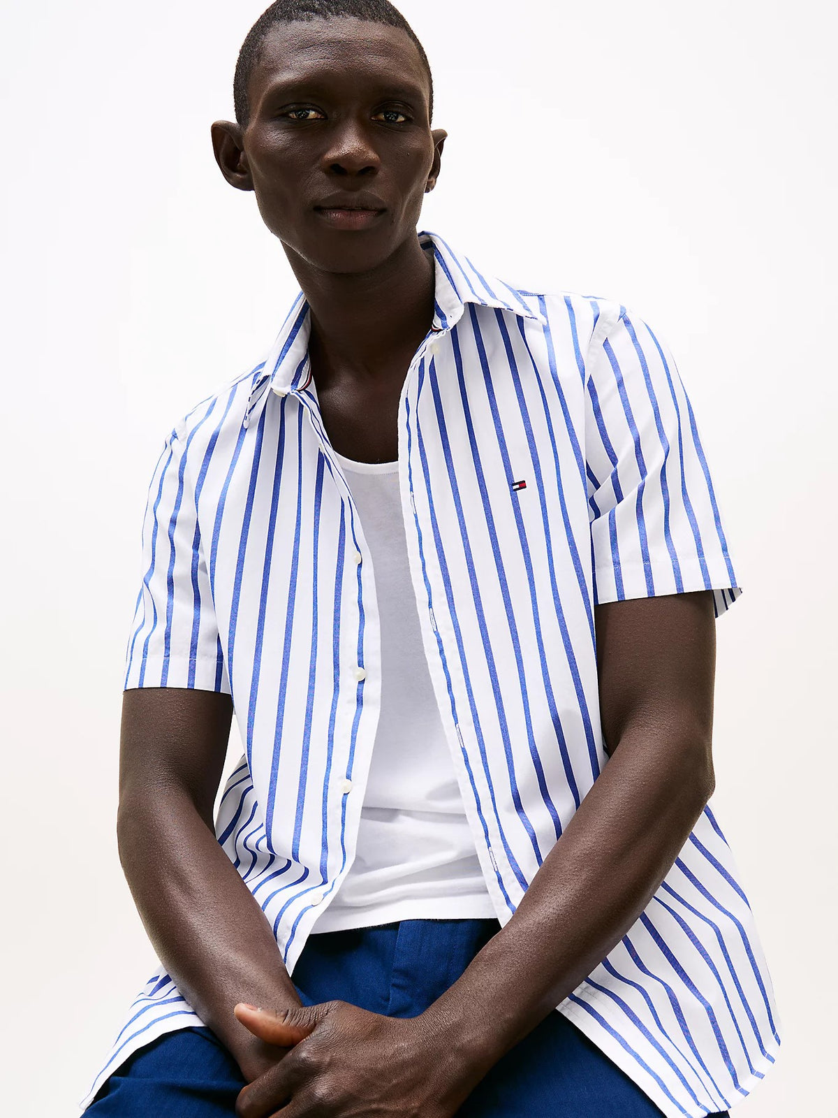 Flex poplin shirt