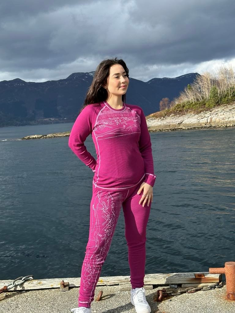 S22 Wool long johns women