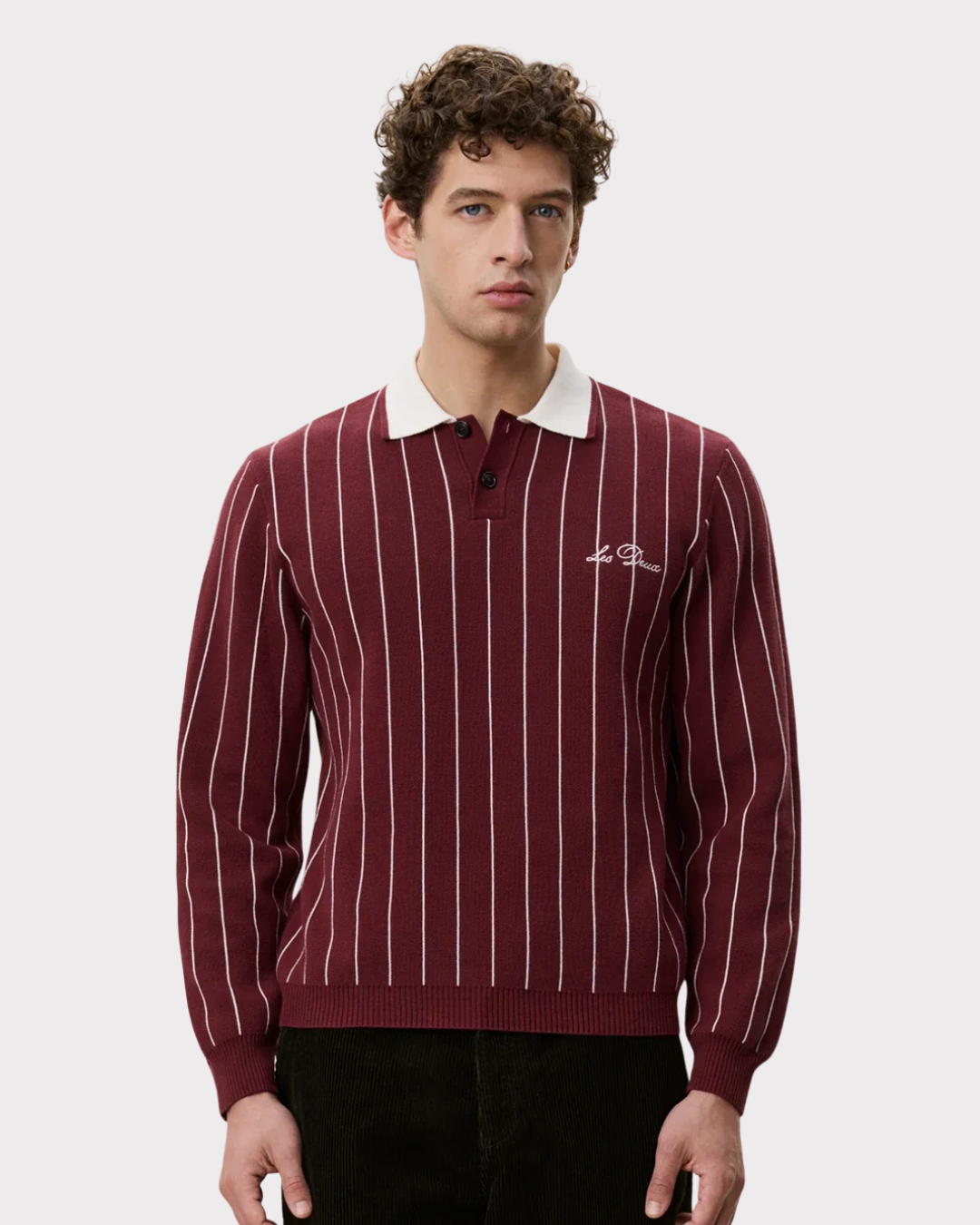 Signature Knitted Ls Polo