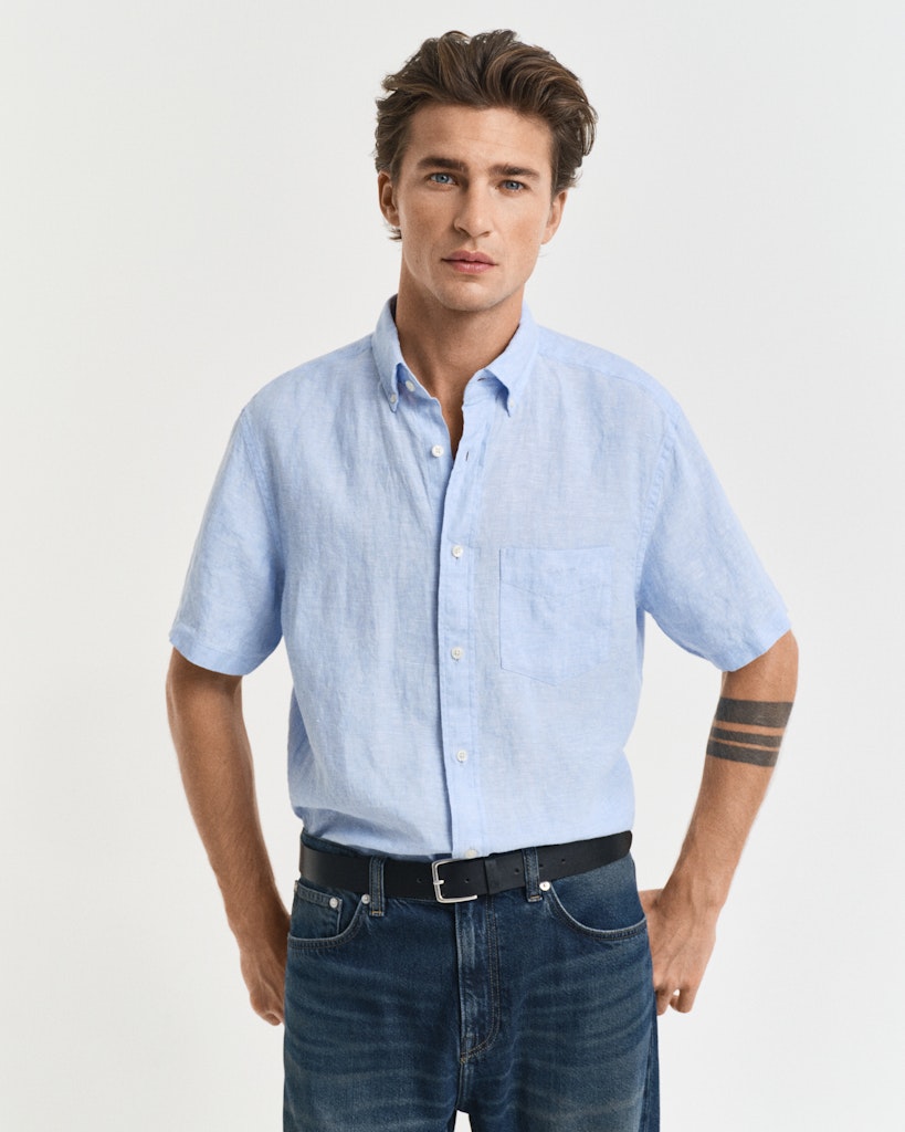 Reg Linen ss shirt