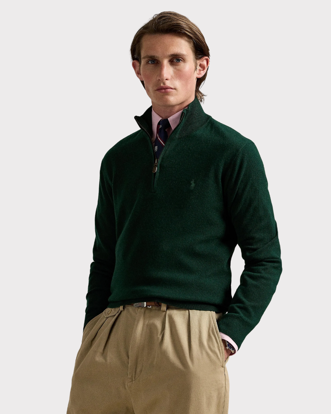 Wool Half Zip