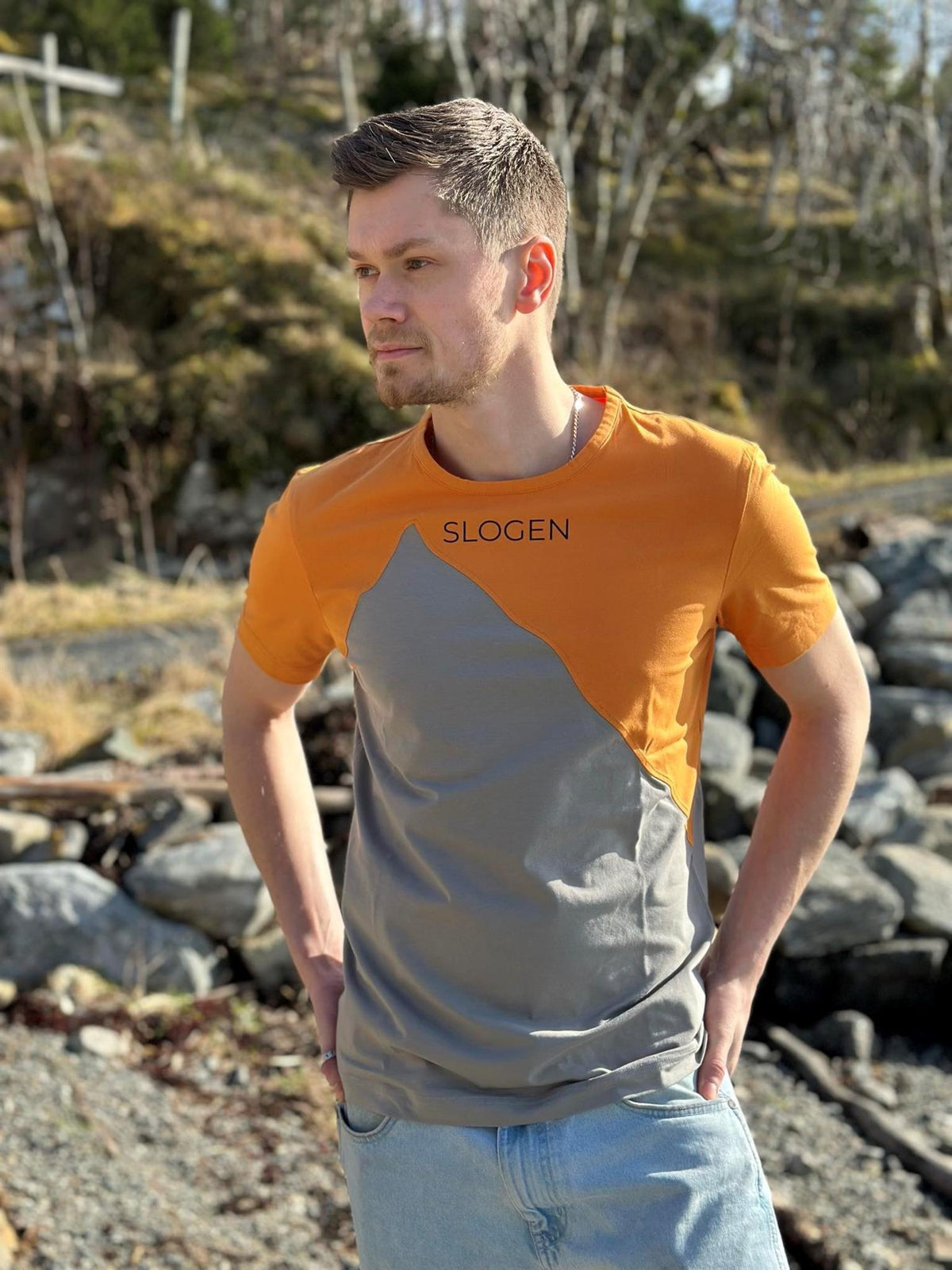 S2 MOUNTAIN T-shirt-Slogen