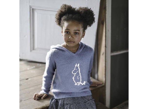 moomin knitting kit hoodie size 92/98