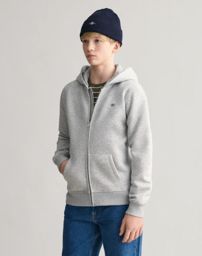 Shield zip hoodie