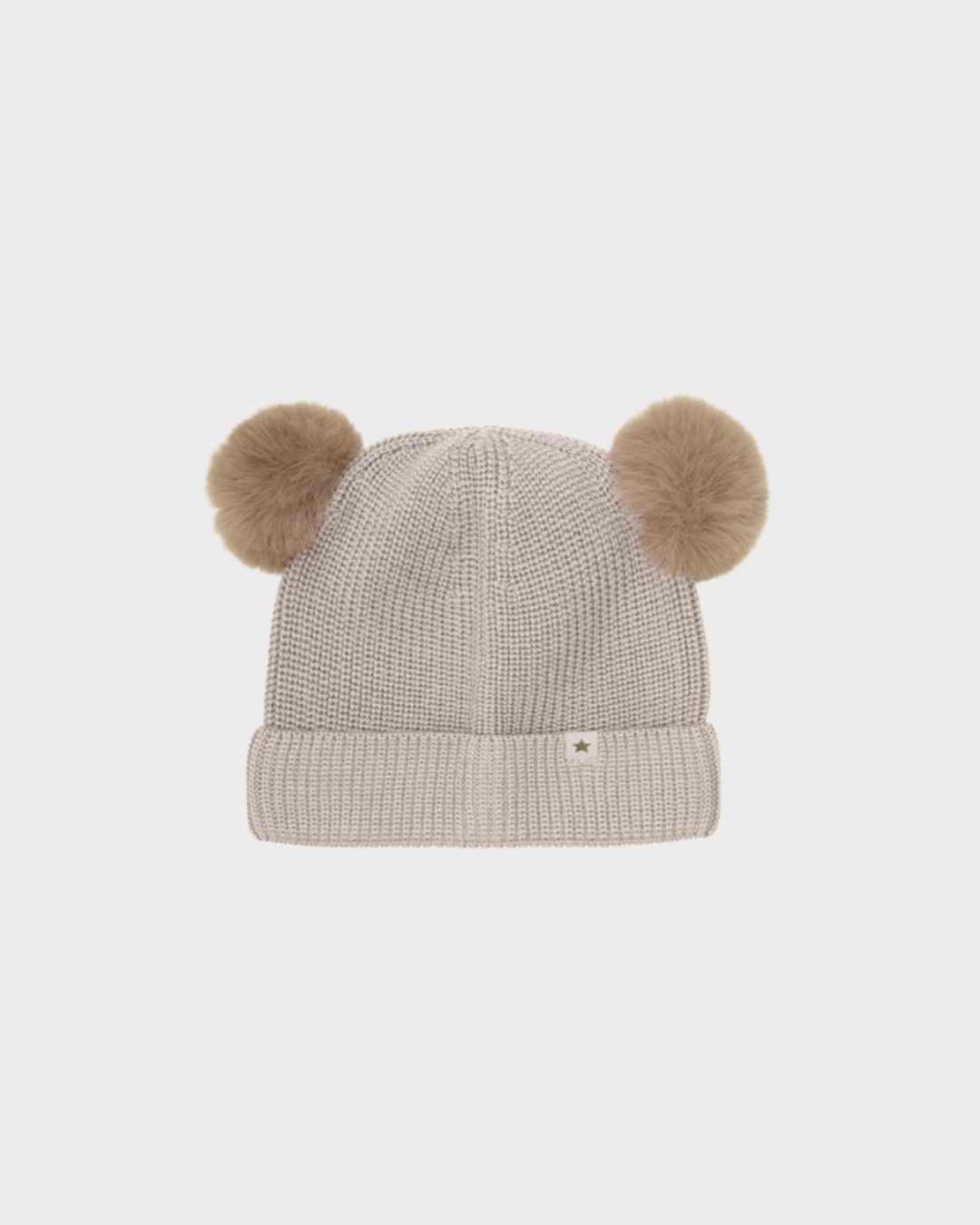 Beanie Wool Knit Pom-poms