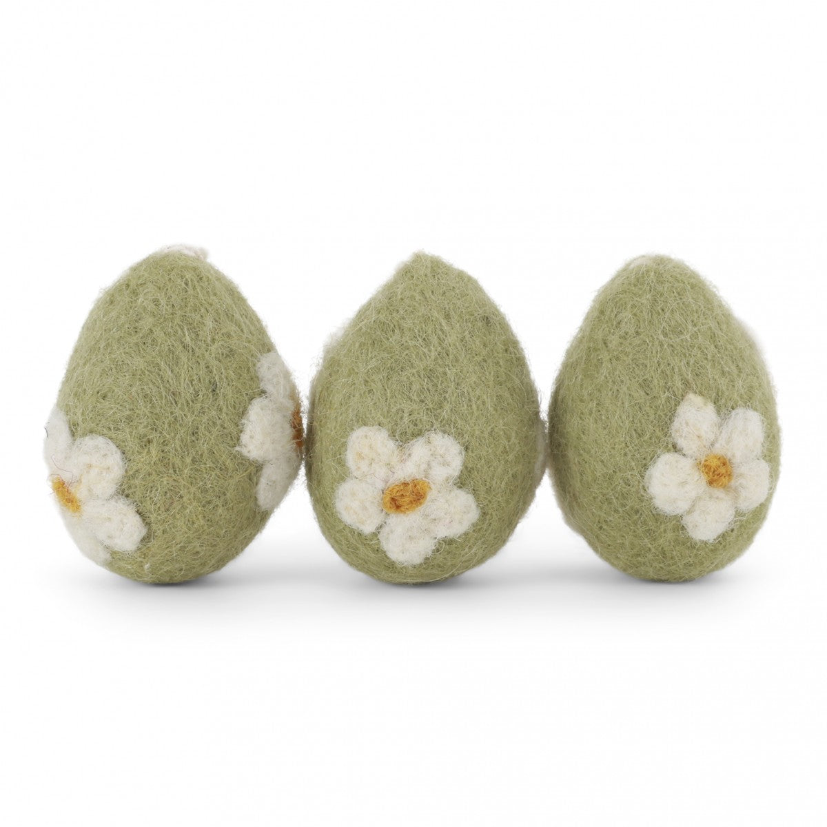 eggs w/flowers - sett á 3